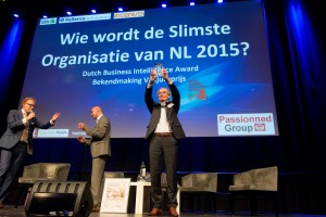 Martin Smeekes met de Dutch BI Award 2015   